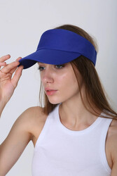 Remsa Mayo - Adjustable Visor Tennis Golf Hat Sun Protection Brim RŞ-109 Cobalt Blue