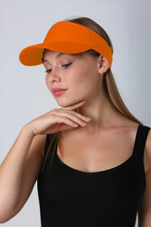 Remsa Mayo - Adjustable Visor Tennis Golf Hat Sun Protection Brim RŞ-109 Orange