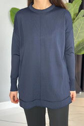 Remsa - Basic Knitwear Tunic 2001 Navy Blue