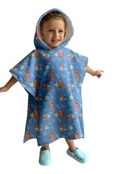 Remsa Mayo - Child Beach Pool Hooded Poncho Towel 707