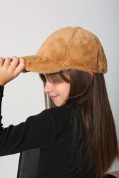 Remsa - Children's Plush Cap Hat RKŞ-Ç-06 Camel