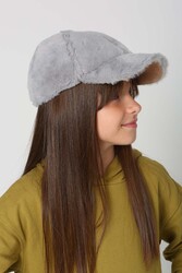 Remsa - Children's Plush Cap Hat RKŞ-Ç-06 Gray