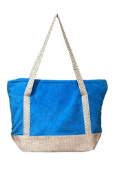 Remsa Mayo - Cotton Towel Beach Bag Blue