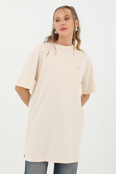 Remsa - Kısa Kol Basic T-Shirt Tunik İçlik 30727 Bej