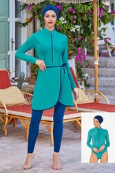 Remsa - Lycra Full Coverage Hijab Swimsuit Torı 8230 Mint