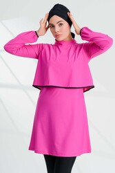 Remsa - Lycra Full-Coverage Modest Swimsuit 2238 Sena Fuchsia