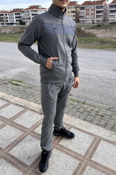 Remsa - Men Lycra Combed Cotton Tracksuit Set 2710 Grey