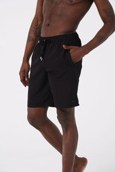 Remsa Mayo - Men's Blue Sea Above Knee Shorts 2206 Black