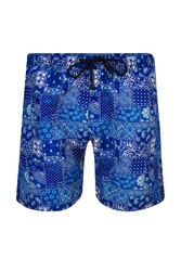 Remsa - Men's Ocean Pool Shorts Patterned Ajax S258 Dark Navy