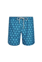 Remsa - Men's Ocean Pool Shorts Patterned Bantly S267 Light Navy