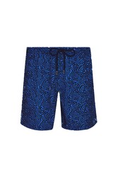 Remsa - Men's Ocean Pool Shorts Patterned Gale S270 Blue