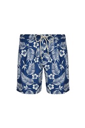 Remsa - Men's Ocean Pool Shorts Patterned Lang S245 Dark Navy