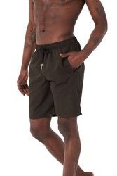 Remsa Mayo - Men's Pool and Beach Knee-Length Shorts 2206 Khaki