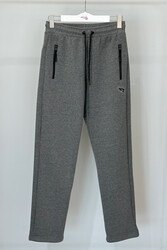 Remsa - Men's Straight-Leg Elastic Waist Fleece-Lined Sweatpants 7088 Anthracite