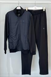 Remsa - Men's Stretch Cotton Tracksuit Set 3712 Navy Blue