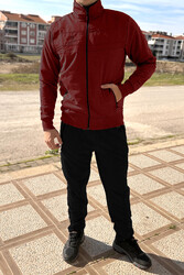 Remsa - Men's Stretch Jersey Tracksuit 2711 Burgundy