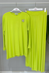 Missemramiss - Missemramiss Pantolonlu Takım 4476 Neon Sarı