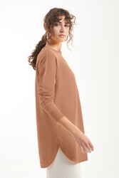 Nuss - Nuss Mercerized Oval-Cut Tunic 1200 Salmon