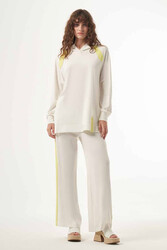 Lale Butik - Nuss Pantsuit 1009 Ecru