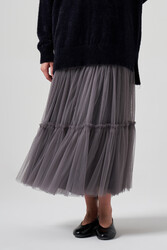 Nuss - Nuss Tulle Tutu Skirt 8005 Gray