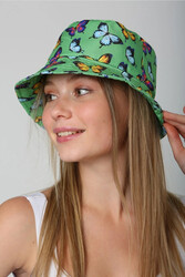 Remsa Mayo - Patterned Bucket Hat RŞ-112 05 Butterfly