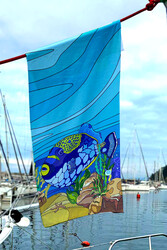 Remsa Mayo - Patterned Sea Pool Beach Towel 089