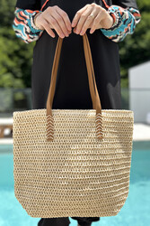 Remsa Mayo - Remsa Wicker Beach Bag 005 Beige