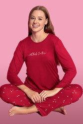 Remsa - Viscose-Lycra Women’s Pajama Set 25300-12 - Red