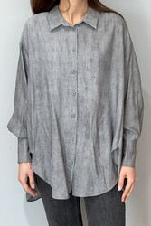 Remsa - Wide Cuff Shirt 10638 Smoke