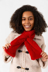 Remsa - Women's Plush Scarf RKB-01 Red